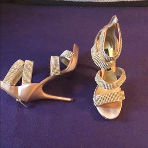 Nina shoes rhinestone gold